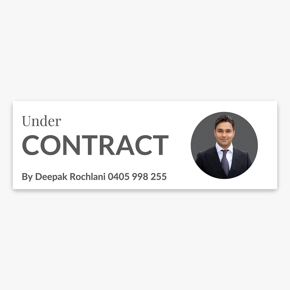 Under Contract Sticker (Rectangle)