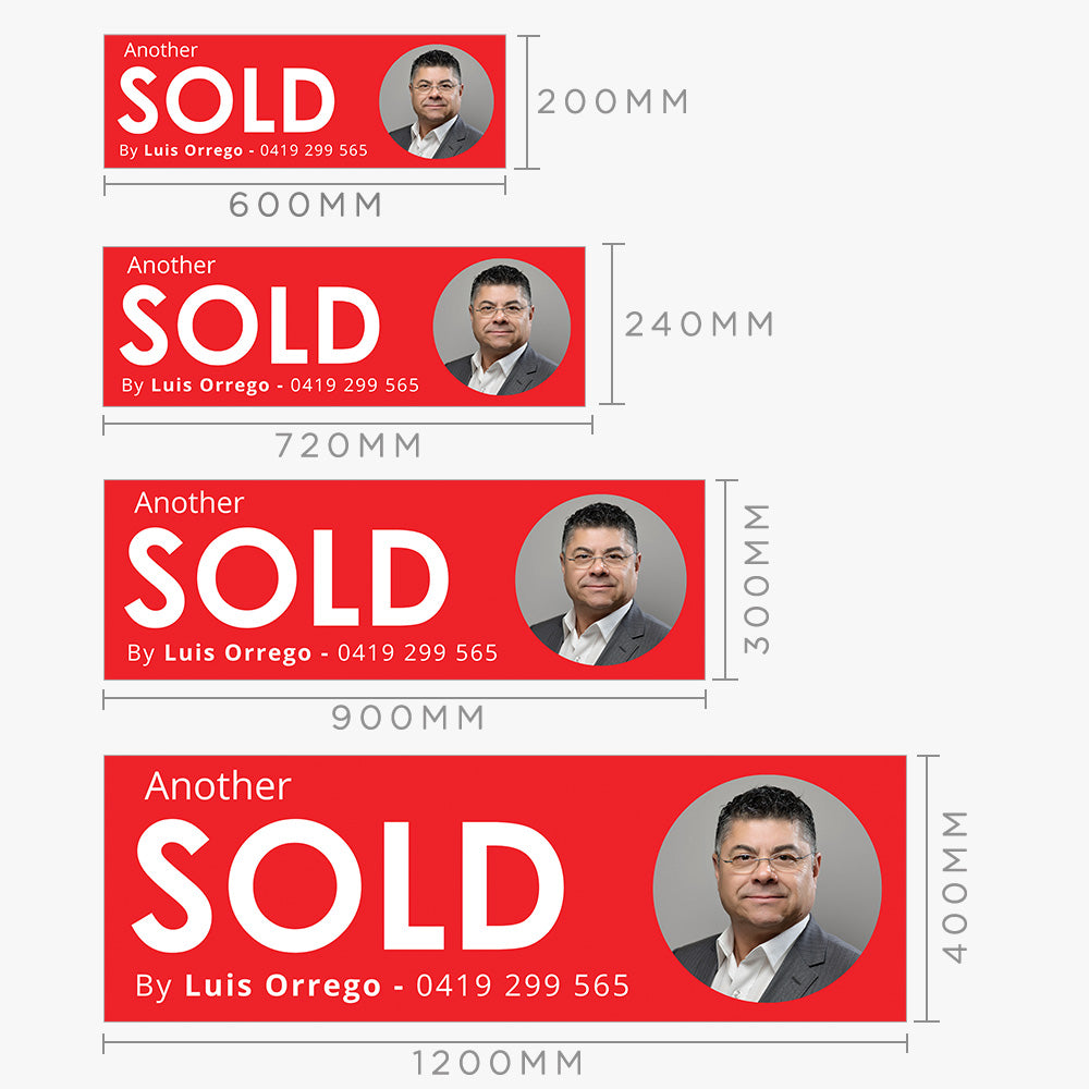 ANOTHER SOLD Sticker (Rectangle) - First National - Luis Orrego