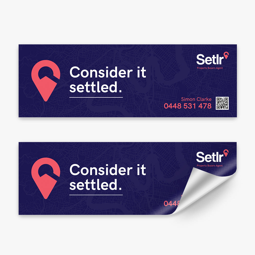 Consider it settled  Sticker (Rectangle) - Setlr