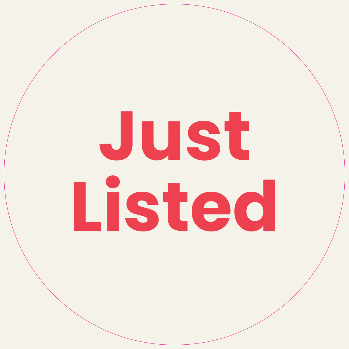 Professionals Just Listed sticker 220mm