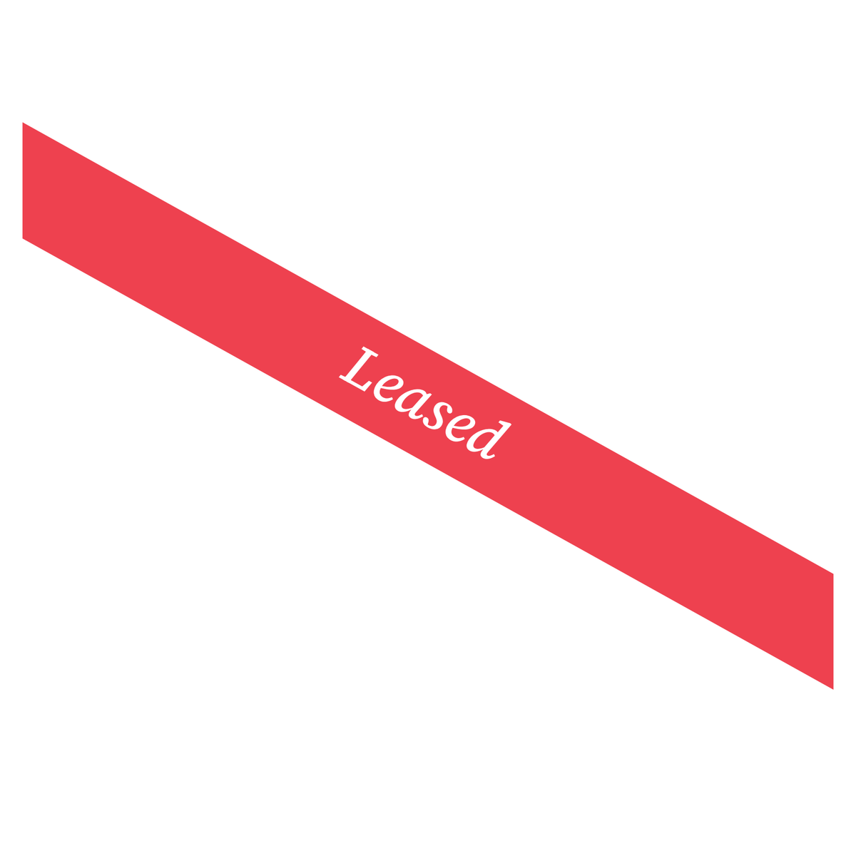 Professionals Leased Sash sticker 1800x2400mm