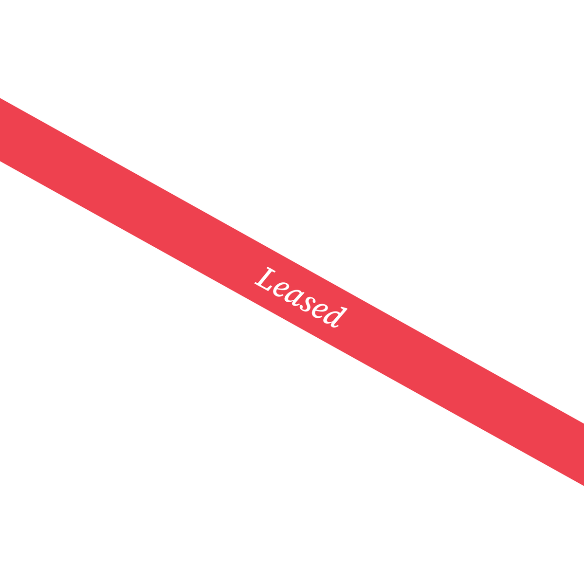 Professionals Leased Sash sticker 2400x2400mm