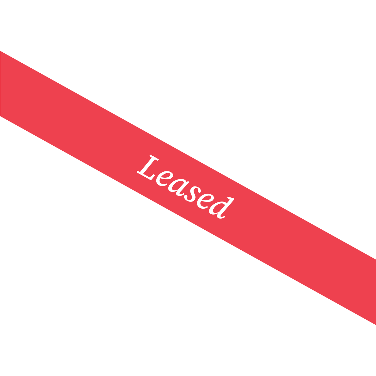 Professionals Leased Sash sticker 900x1200mm