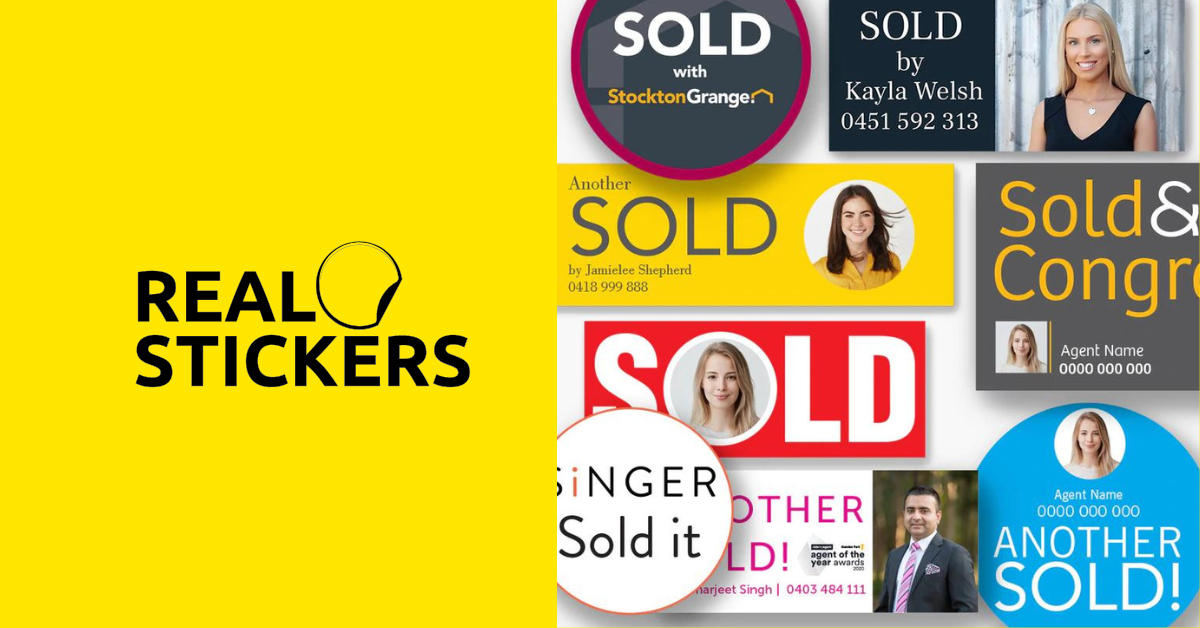 Real Stickers | Custom Stickers for your Real Estate Business