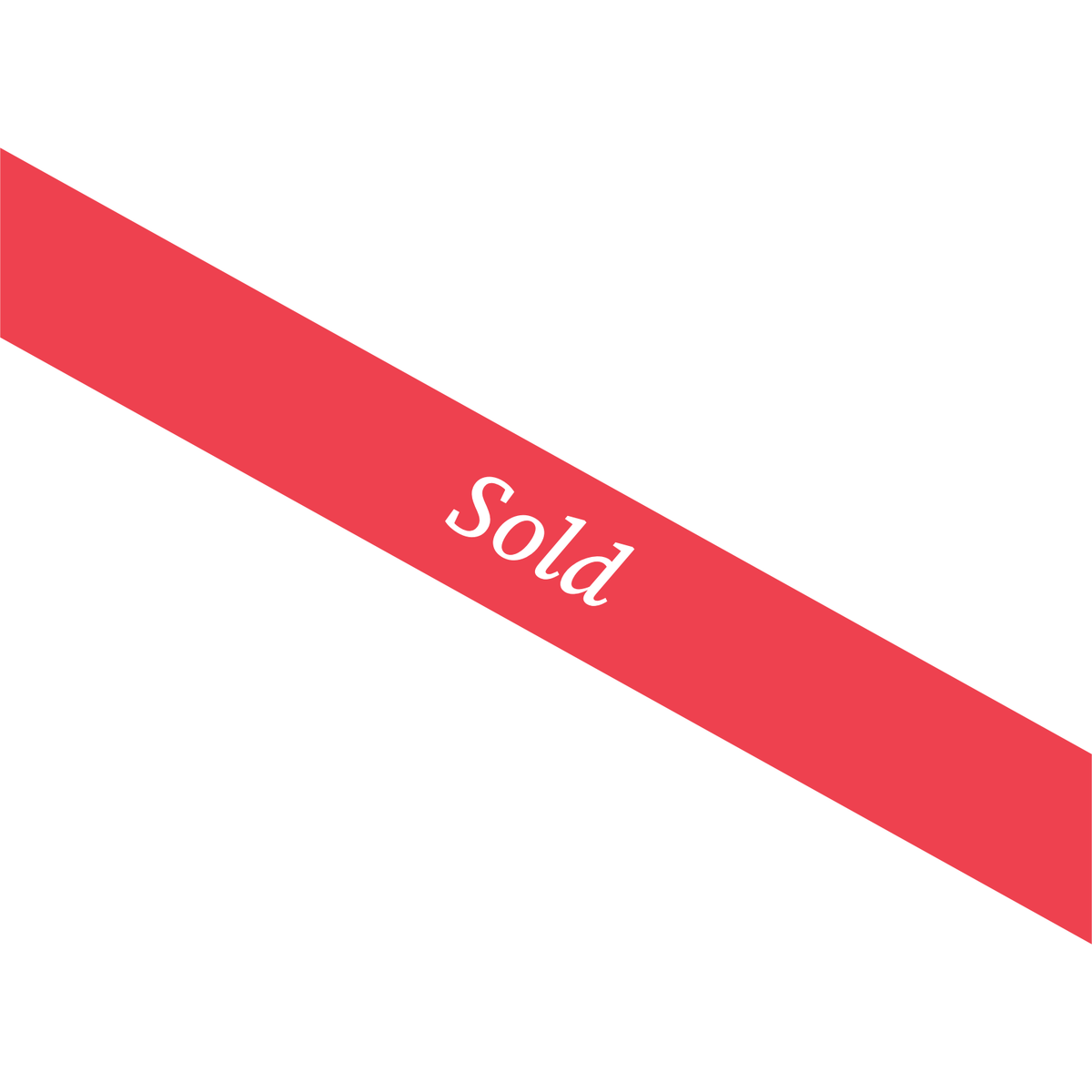 Professionals Sold Sash sticker 1200x1800mm
