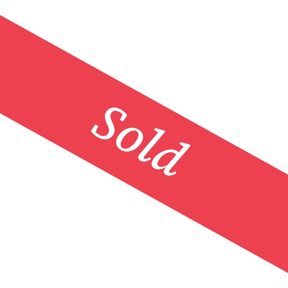 Professionals Sold Sash sticker 600x1800mm