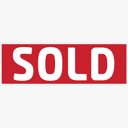 Sold Sticker (Rectangle): design artwork