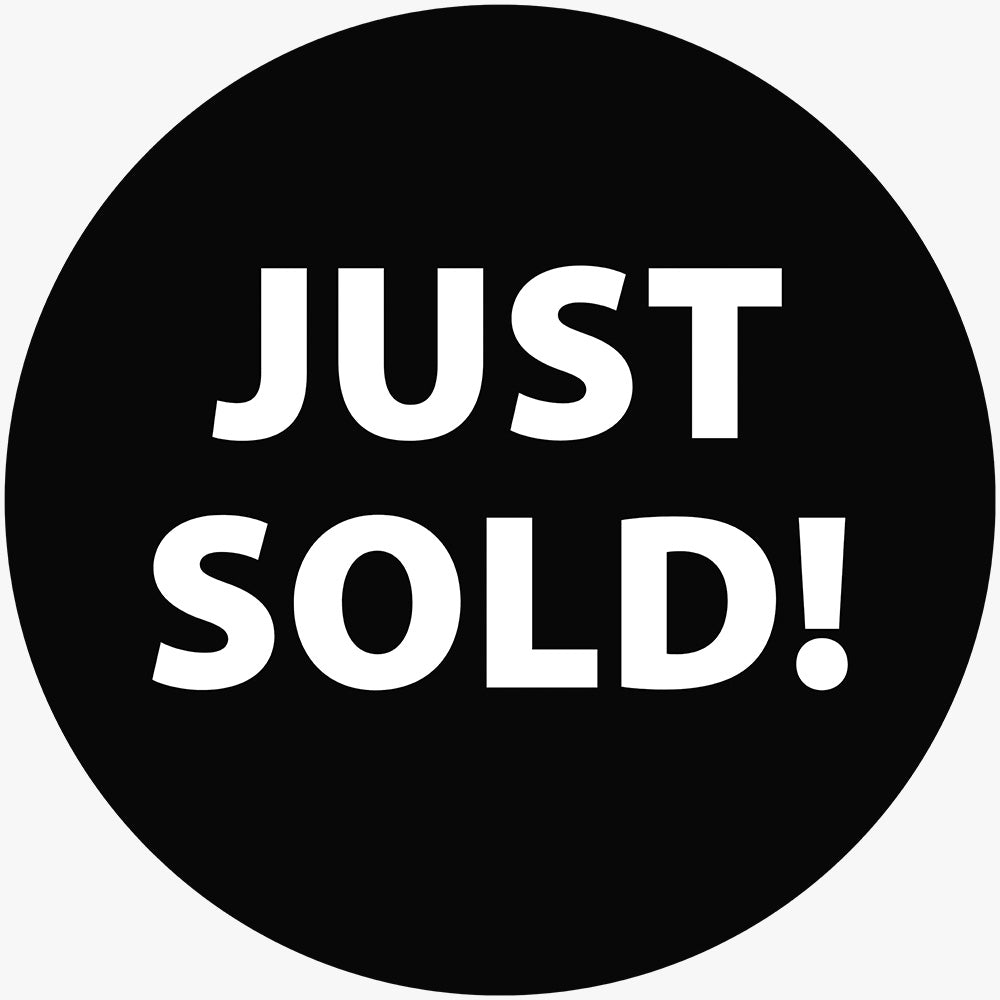 JUST SOLD Sticker (Round) - Black