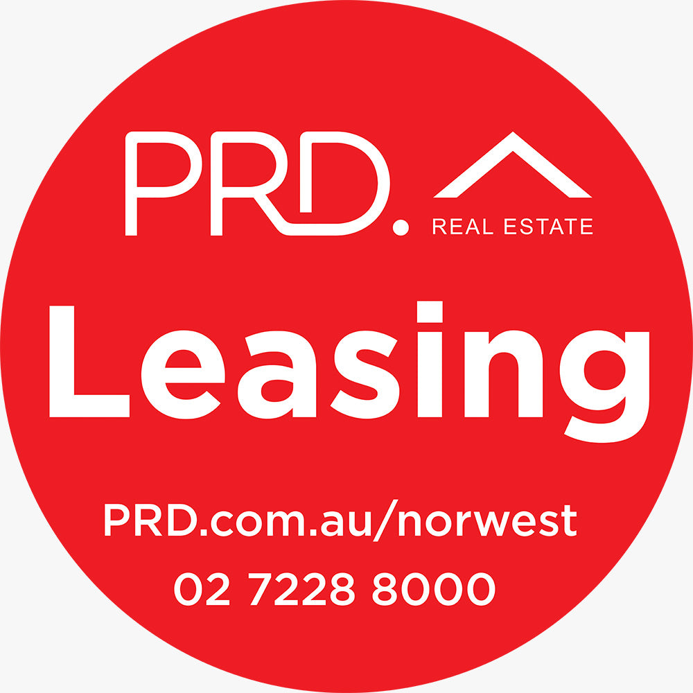 Leasing Sticker with info (Round) - PRD