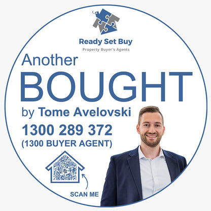 Another Bought By Sticker (Round)- Ready Set Buy – Property Buyer’s Agents: design artwork