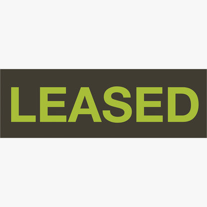 Leased Sticker (Rectangle) - Response: design artwork
