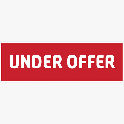 Under Offer Sticker (Rectangle): design artwork