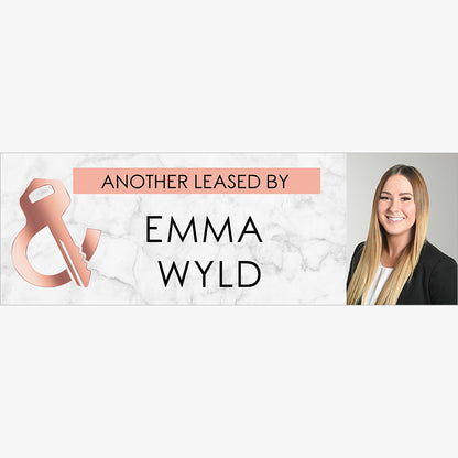 ANOTHER LEASED Sticker (Rectangle) - Leased & Sold - Emma: design artwork