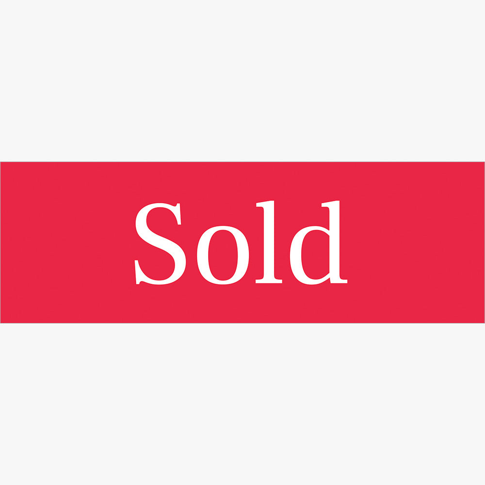 Sold Sticker (Rectangle) - R&W