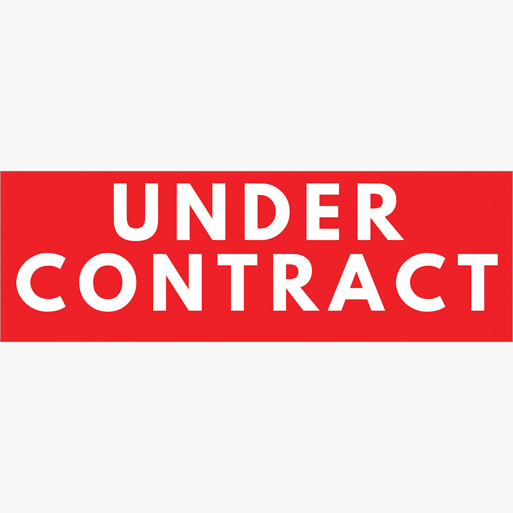 Generic Under Contract Sticker (Rectangle)