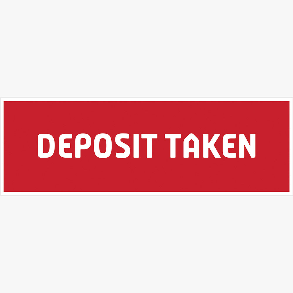Check Deposit Sticker Deposit Taken Sticker (Rectangle) - Professionals – Real Stickers