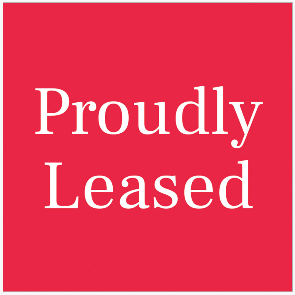 Proudly Leased Sticker (Square) - R&W