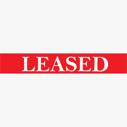 Leased Stickers - First National (Rectangle) - Slim: design artwork