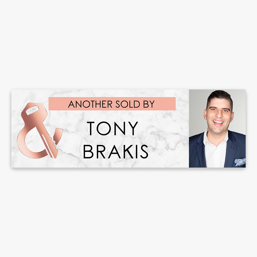 ANOTHER SOLD Sticker (Rectangle) - Leased & Sold - Tony