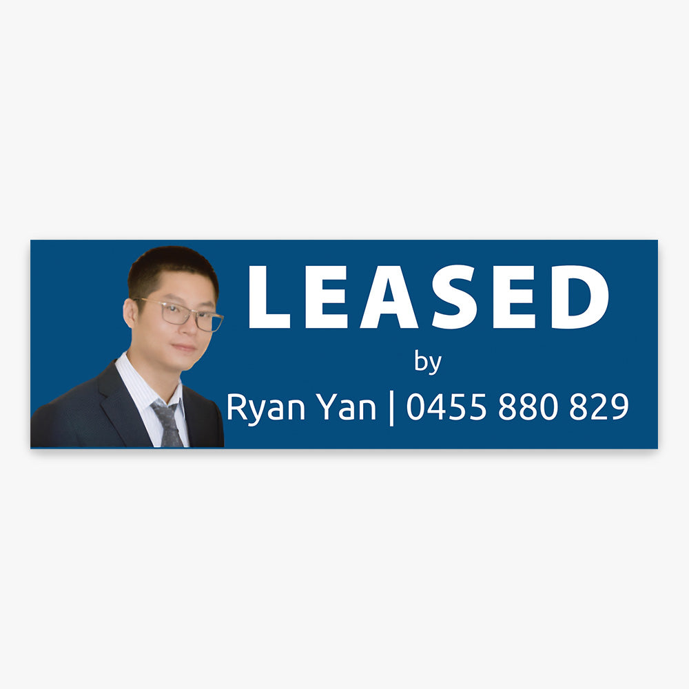 LEASED Sticker (Rectangle) - Rayn YAN