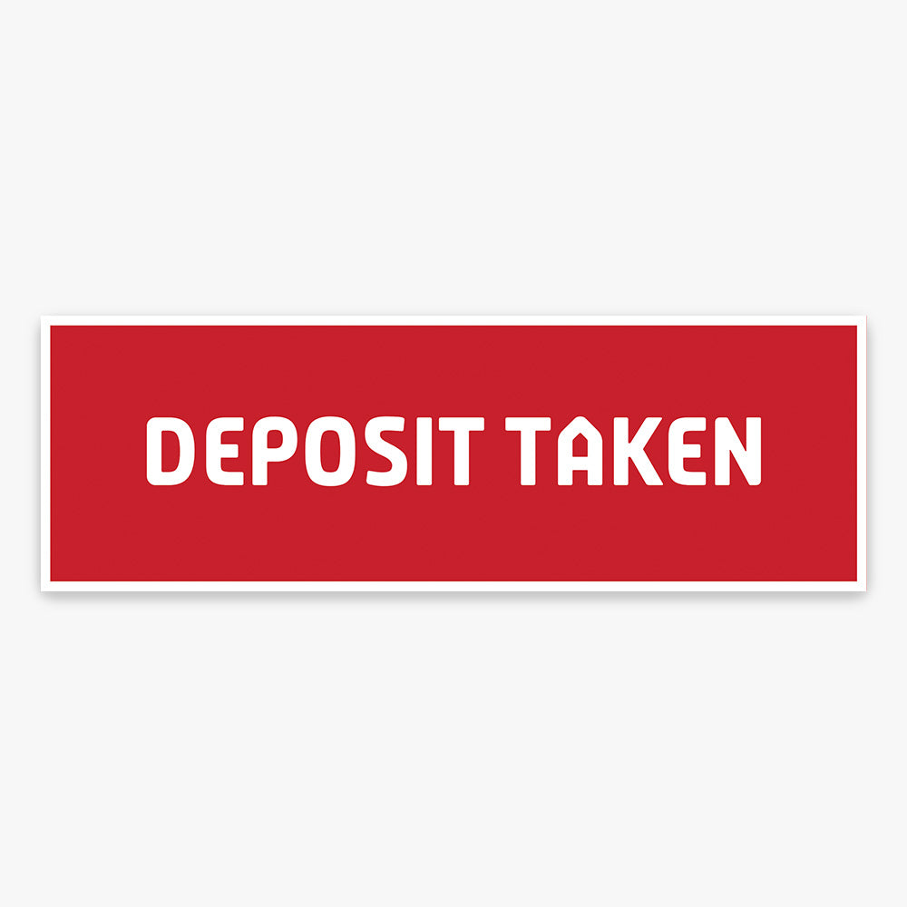 Deposit Taken Sticker (Rectangle) - Professionals