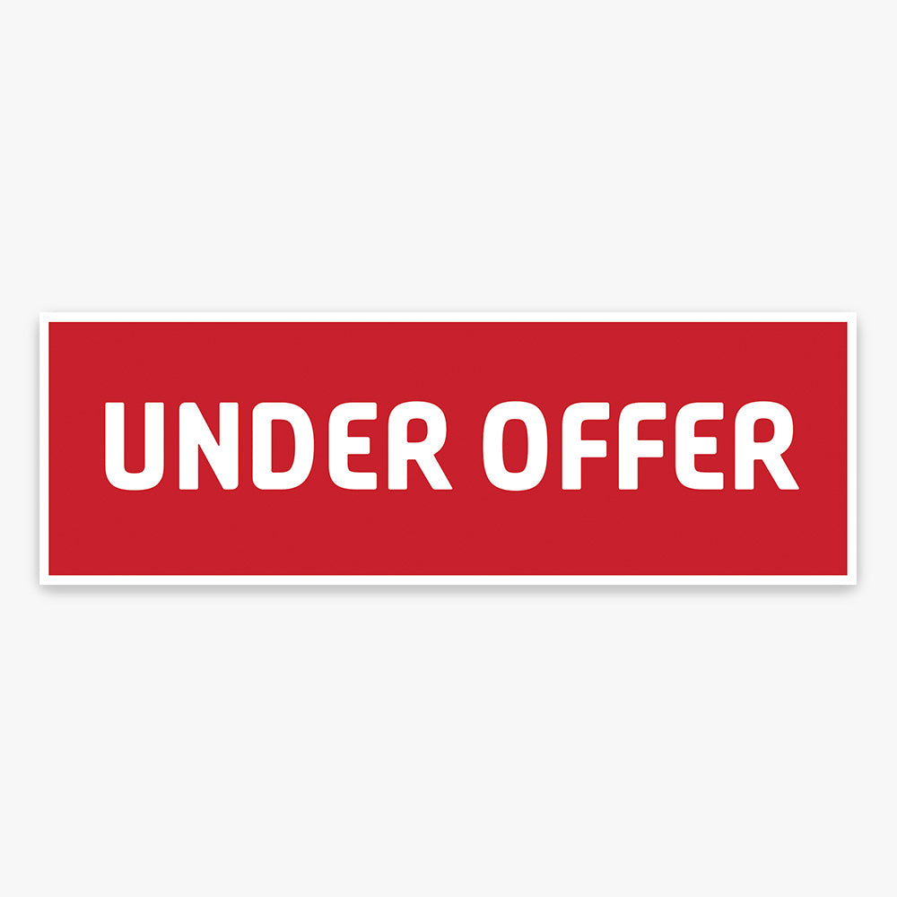 Under Offer Sticker (Rectangle) - Professionals