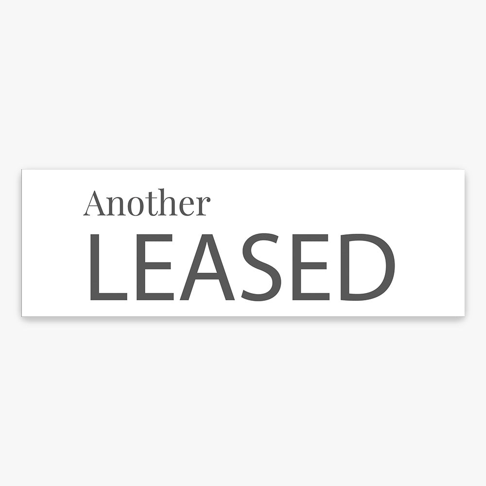 Leased Sticker (Rectangle)