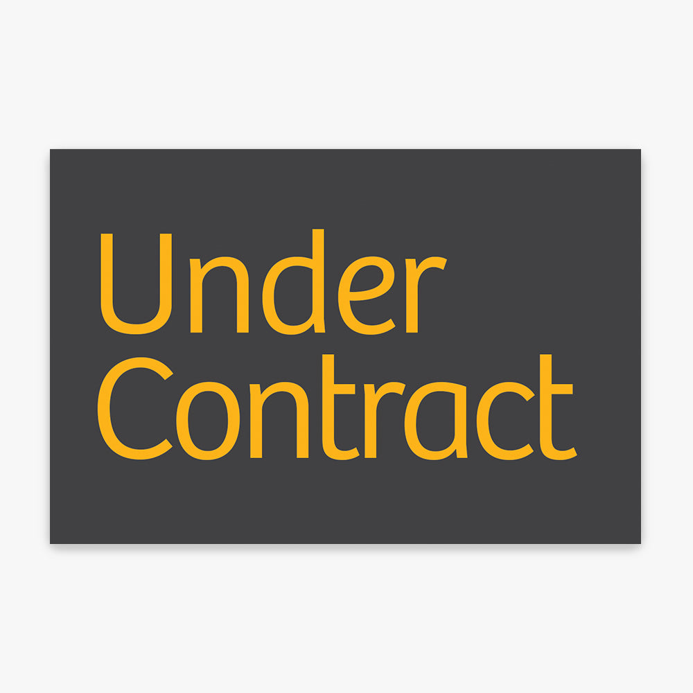 Under Contract Sticker (Rectangle) - Raine & Horne