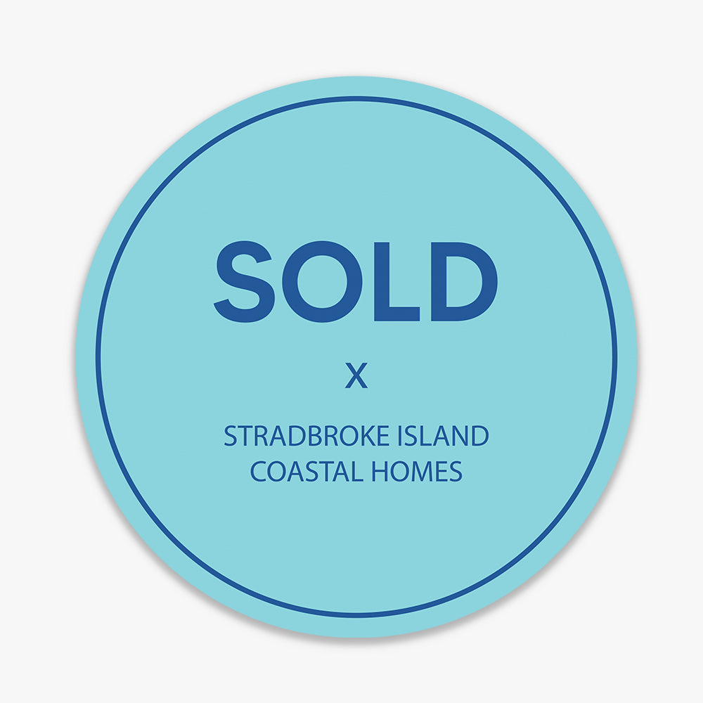 SOLD Sticker (Round)- Stradbroke Island Coastal