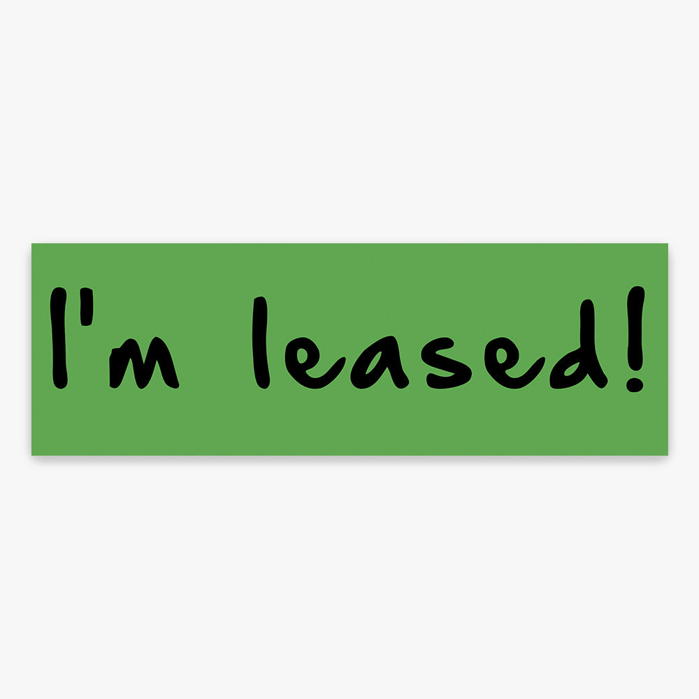 LEASED Sticker - I'm Leased (Rectangle) - Andriessen Property