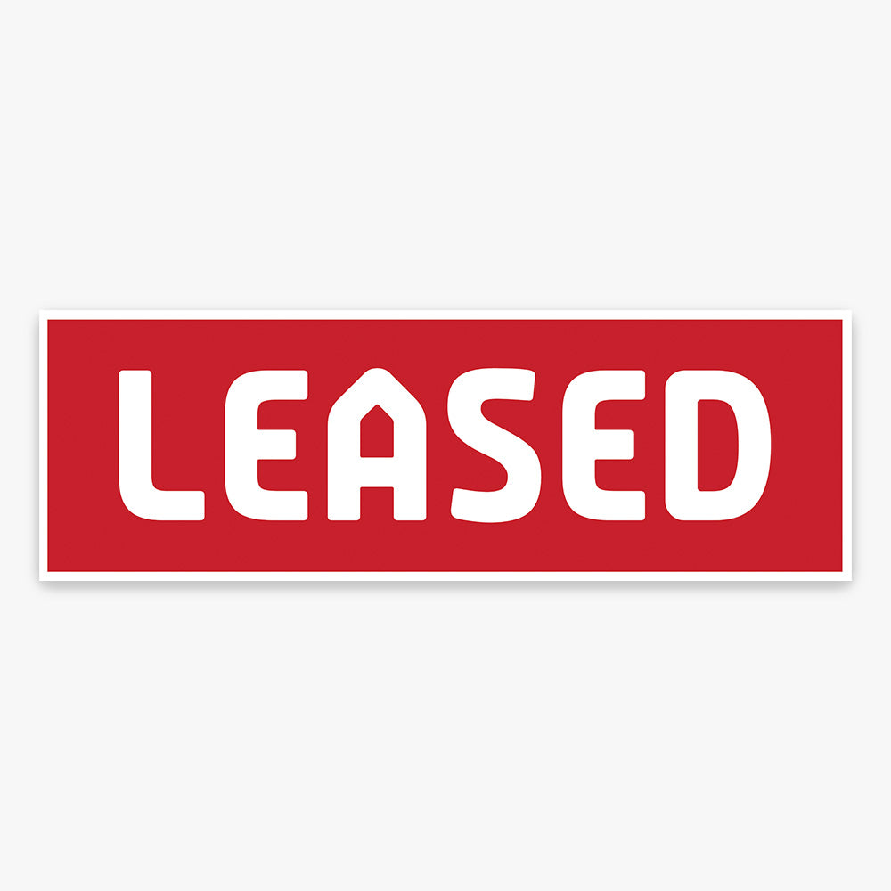 Leased Sticker (Rectangle) - Professionals