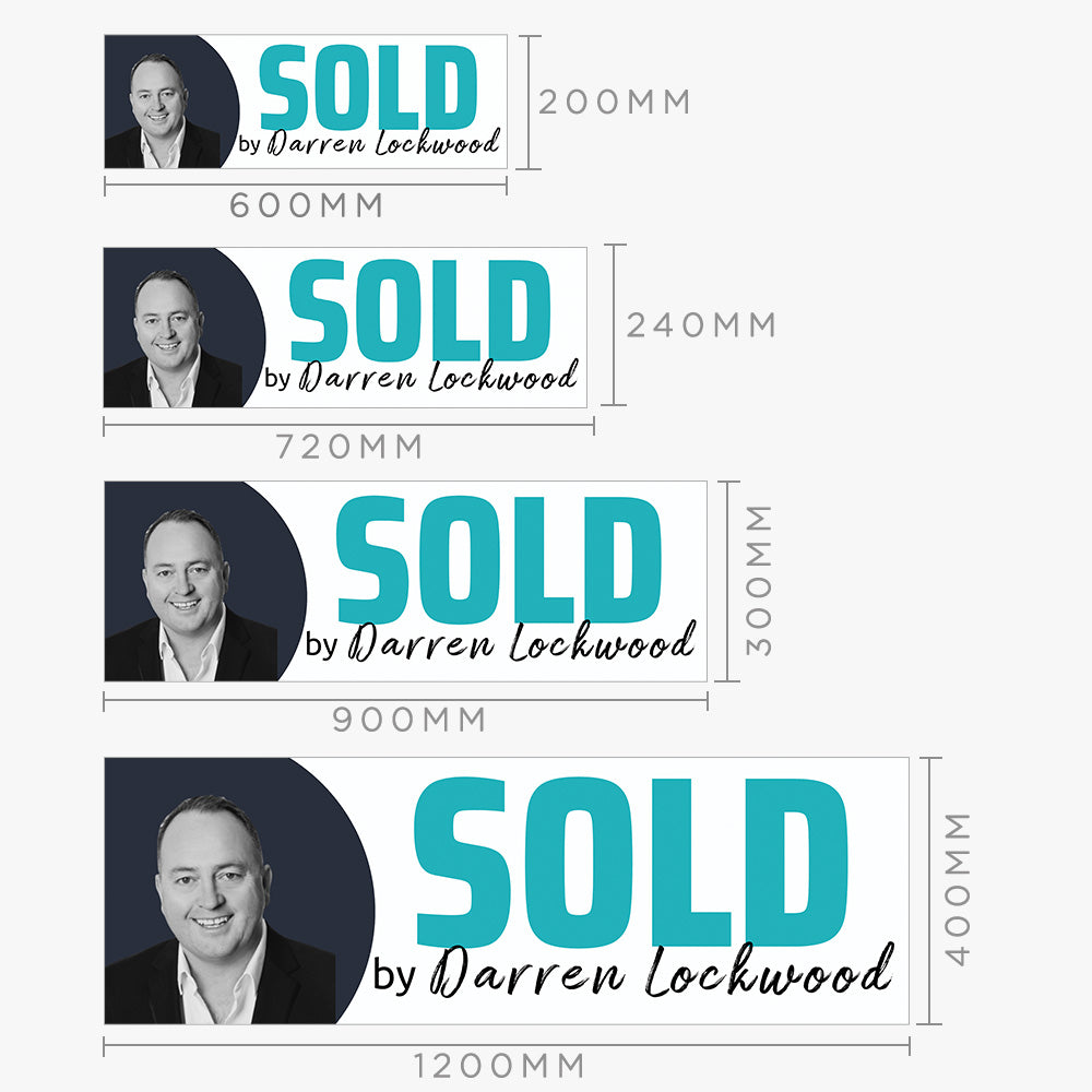 SOLD by Darren Lockwood Sticker (Rectangle) - Aura Property