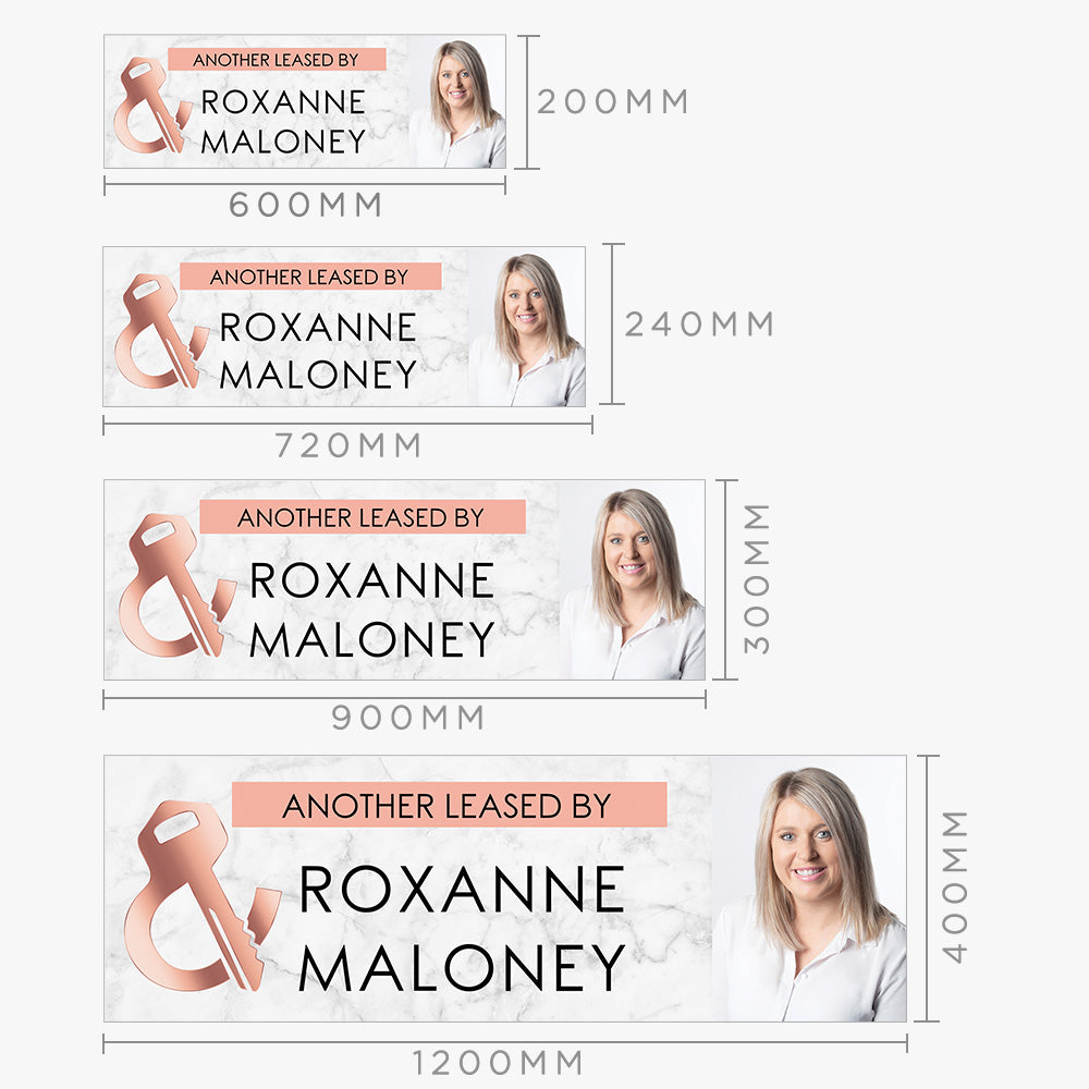 ANOTHER LEASED Sticker (Rectangle) - Leased & Sold - Roxanne