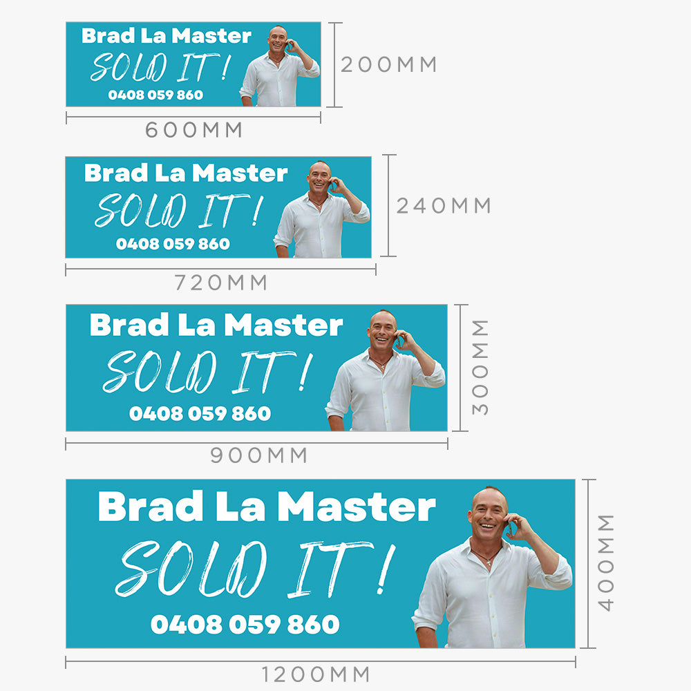 SOLD IT Sticker (Rectangle) - Brad La Master