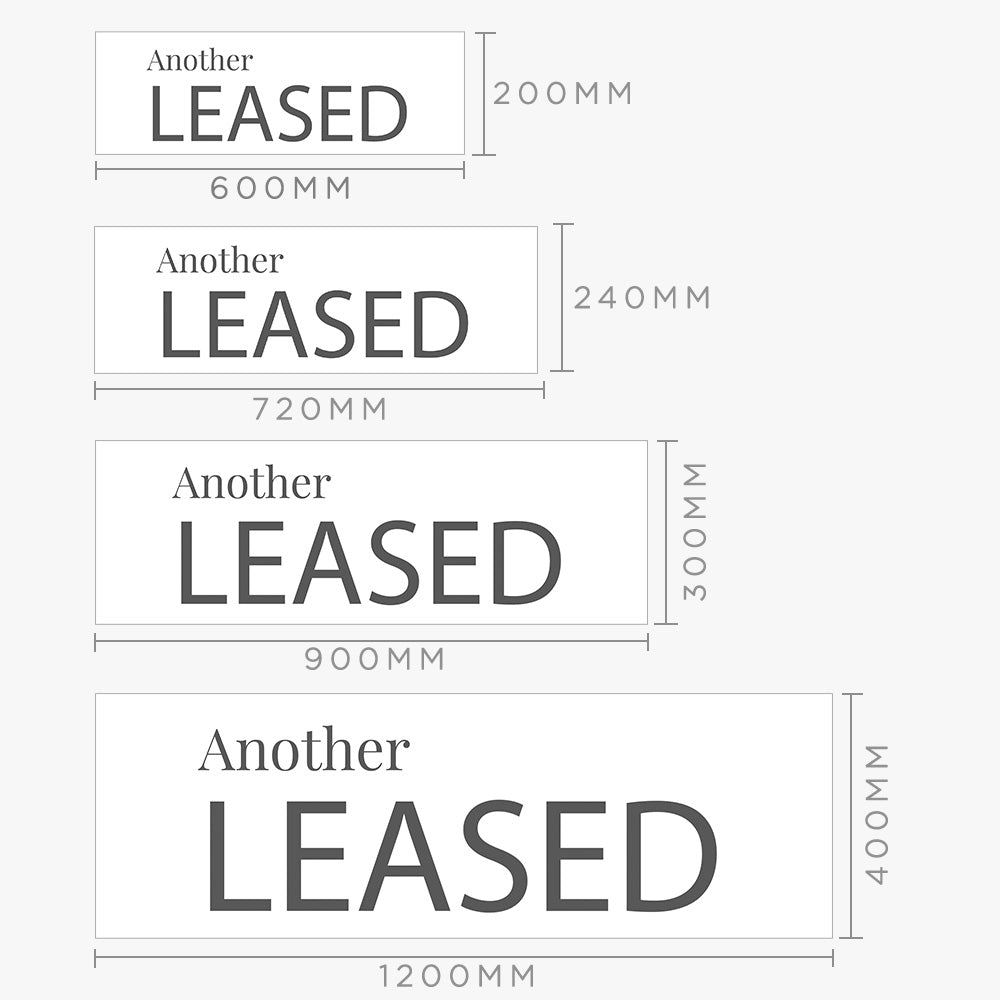 Leased Sticker (Rectangle)