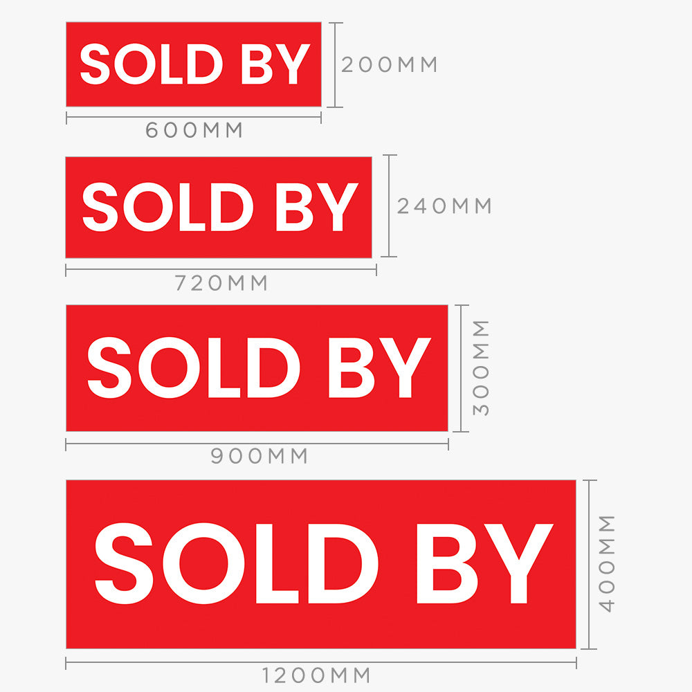 Sold by Sticker (Rectangle) - LJ Hooker