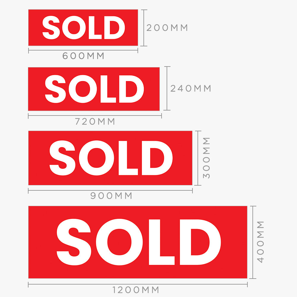 Sold Sticker (Rectangle) - LJ Hooker