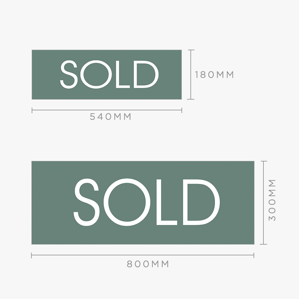 Sold Stickers - Belle (Rectangle)