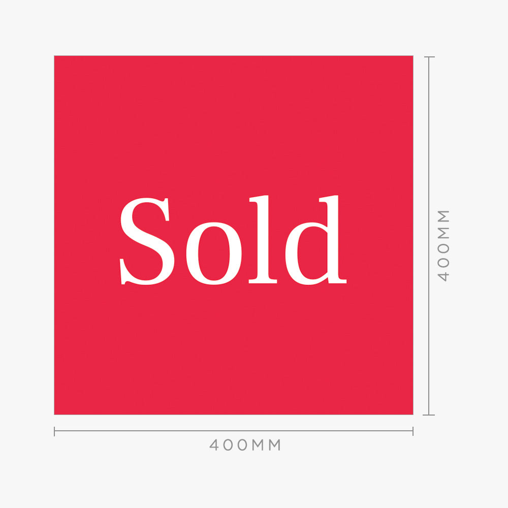 Sold Sticker (Square) - R&W