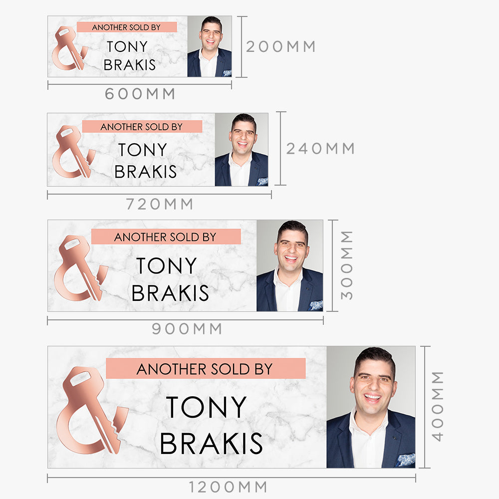 ANOTHER SOLD Sticker (Rectangle) - Leased & Sold - Tony