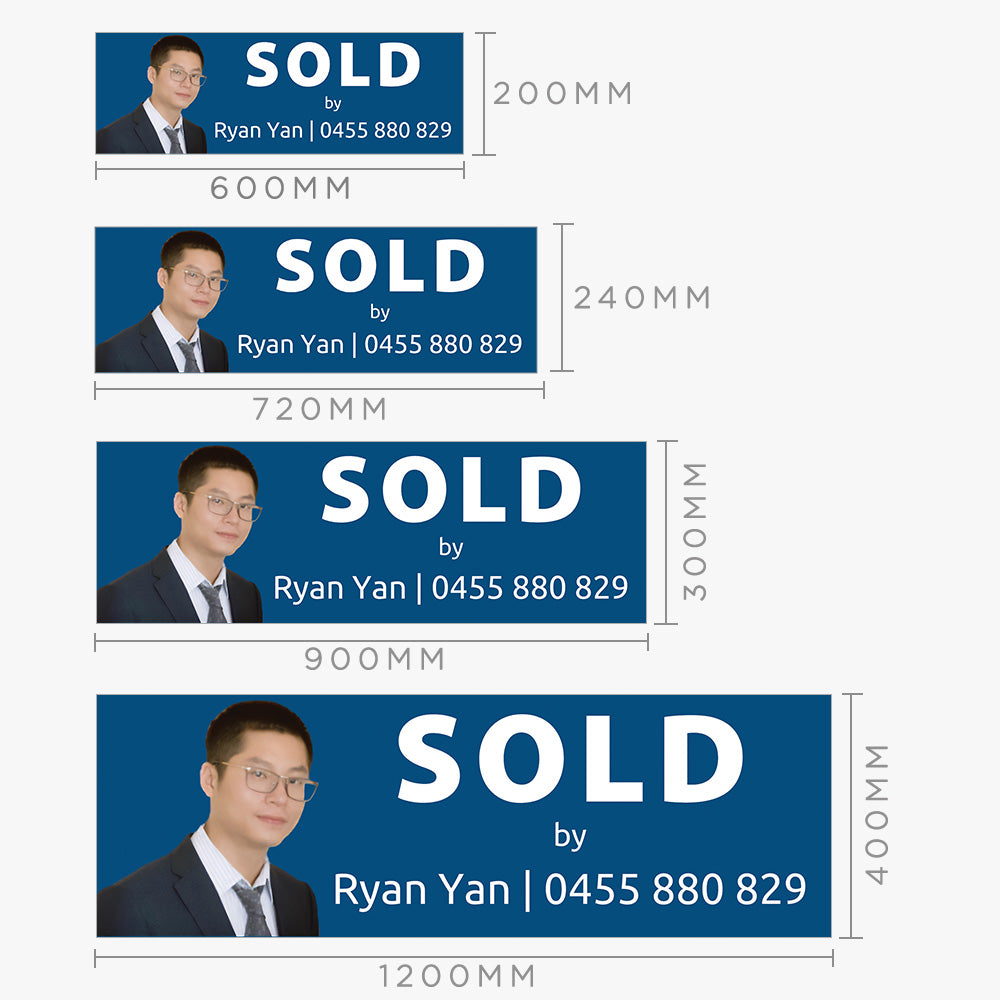 SOLD Sticker (Rectangle) - Rayn YAN