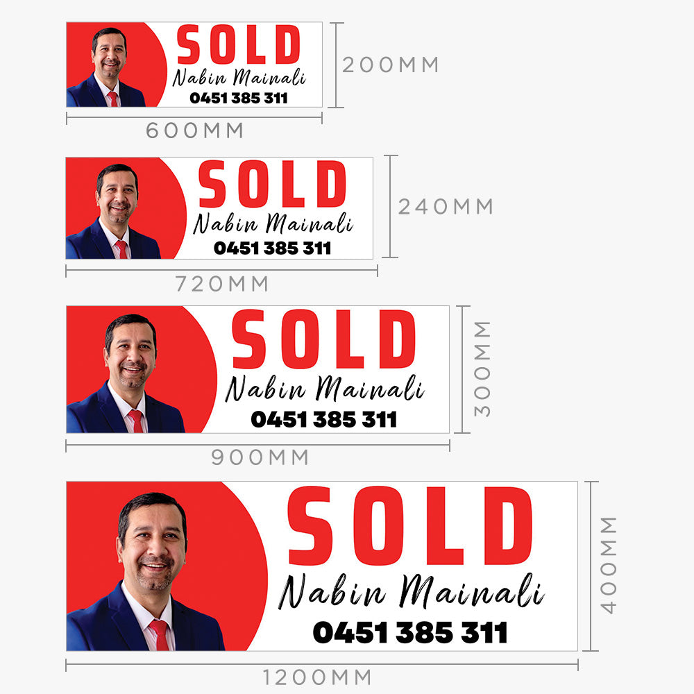 Sold by Sticker (Rectangle) - Miracle Land