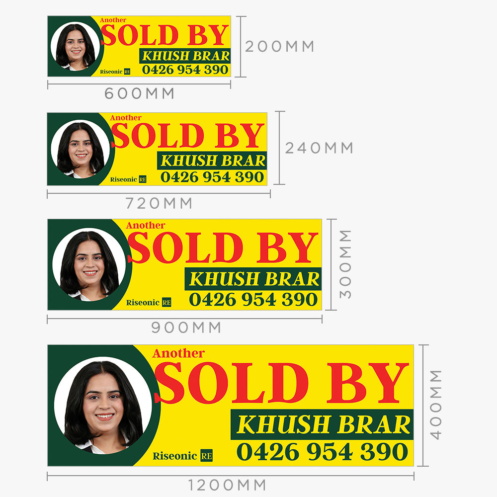 Sold by Sticker (Rectangle) - Riseonic RE