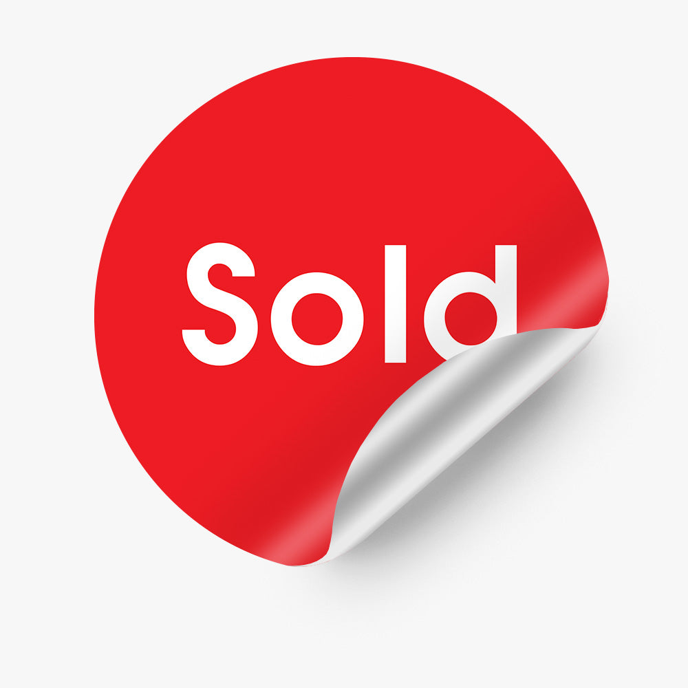 Generic Sold Sticker Multi Colour (Round)- Avant Garde