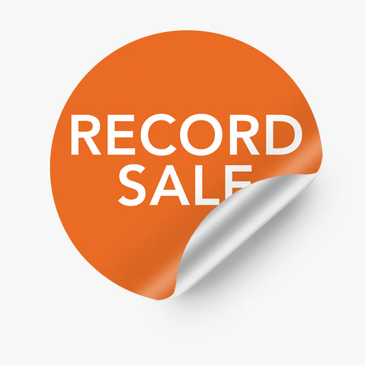 Record Sale Sticker (Round) - One Agency