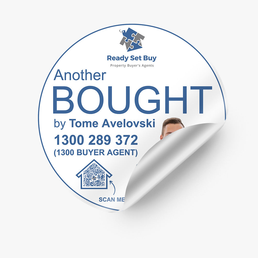 Another Bought By Sticker (Round)- Ready Set Buy – Property Buyer’s Agents
