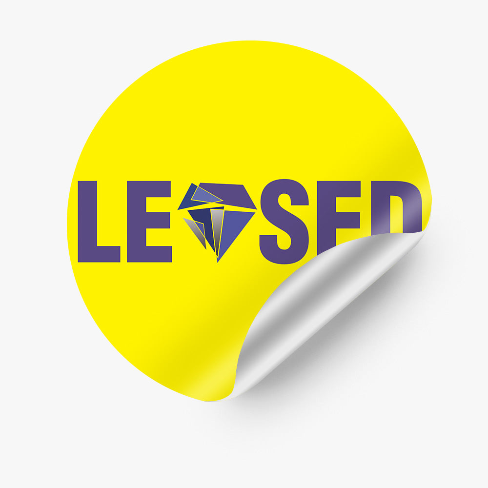 Leased Sticker (Round) - Sapphire Real Estate
