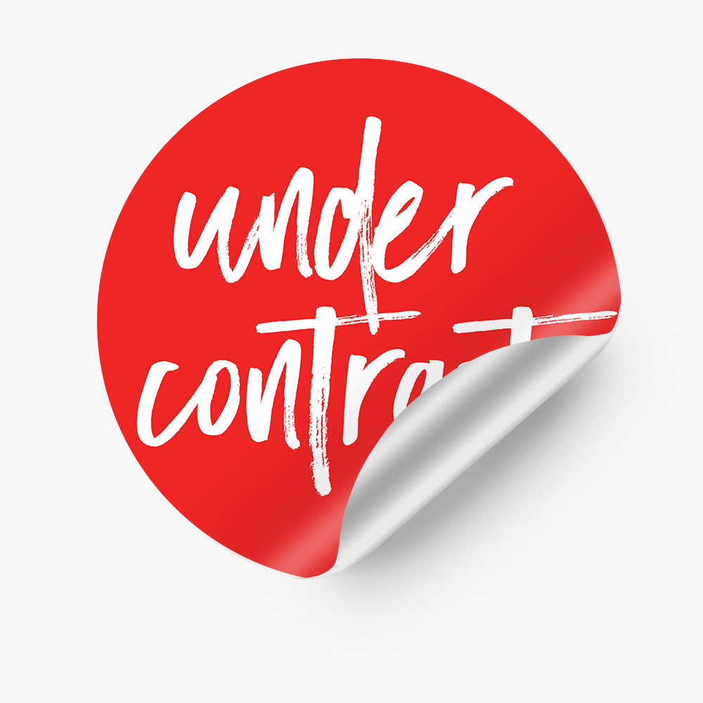Under Contract Sticker - Elders Real Estate (Round)