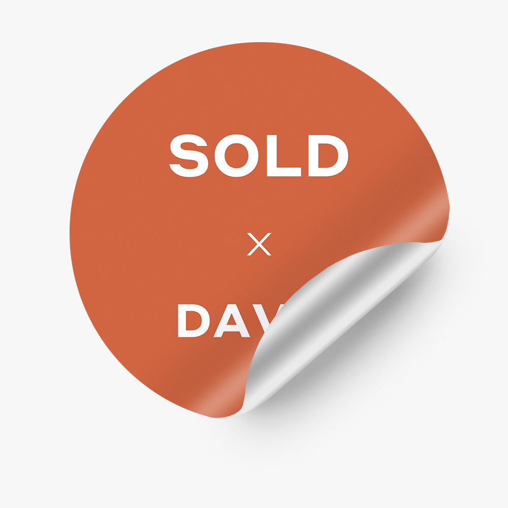Sold by Agent Name Sticker (Round) - McGrath – Real Stickers