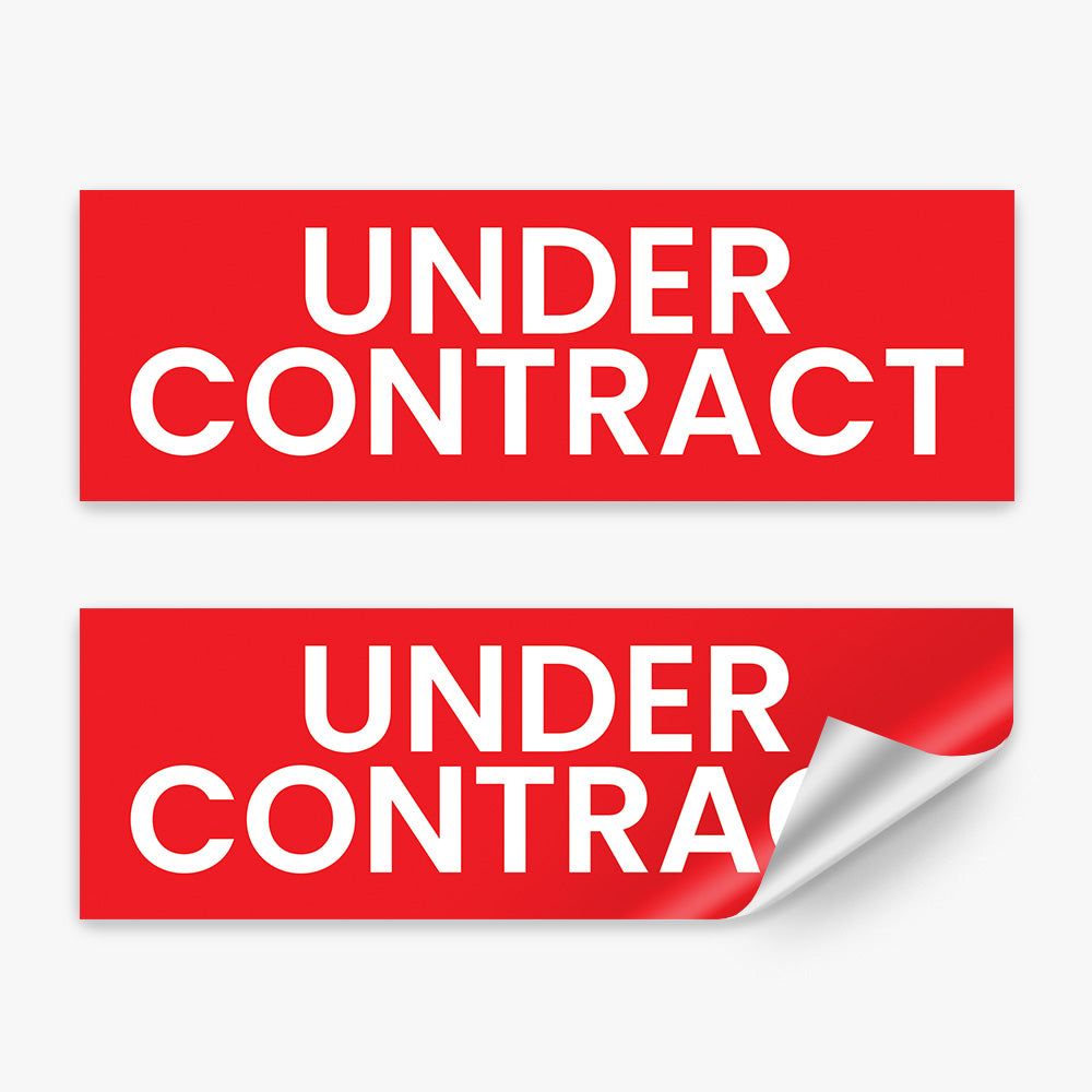 Under Contract Sticker (Rectangle) - LJ Hooker